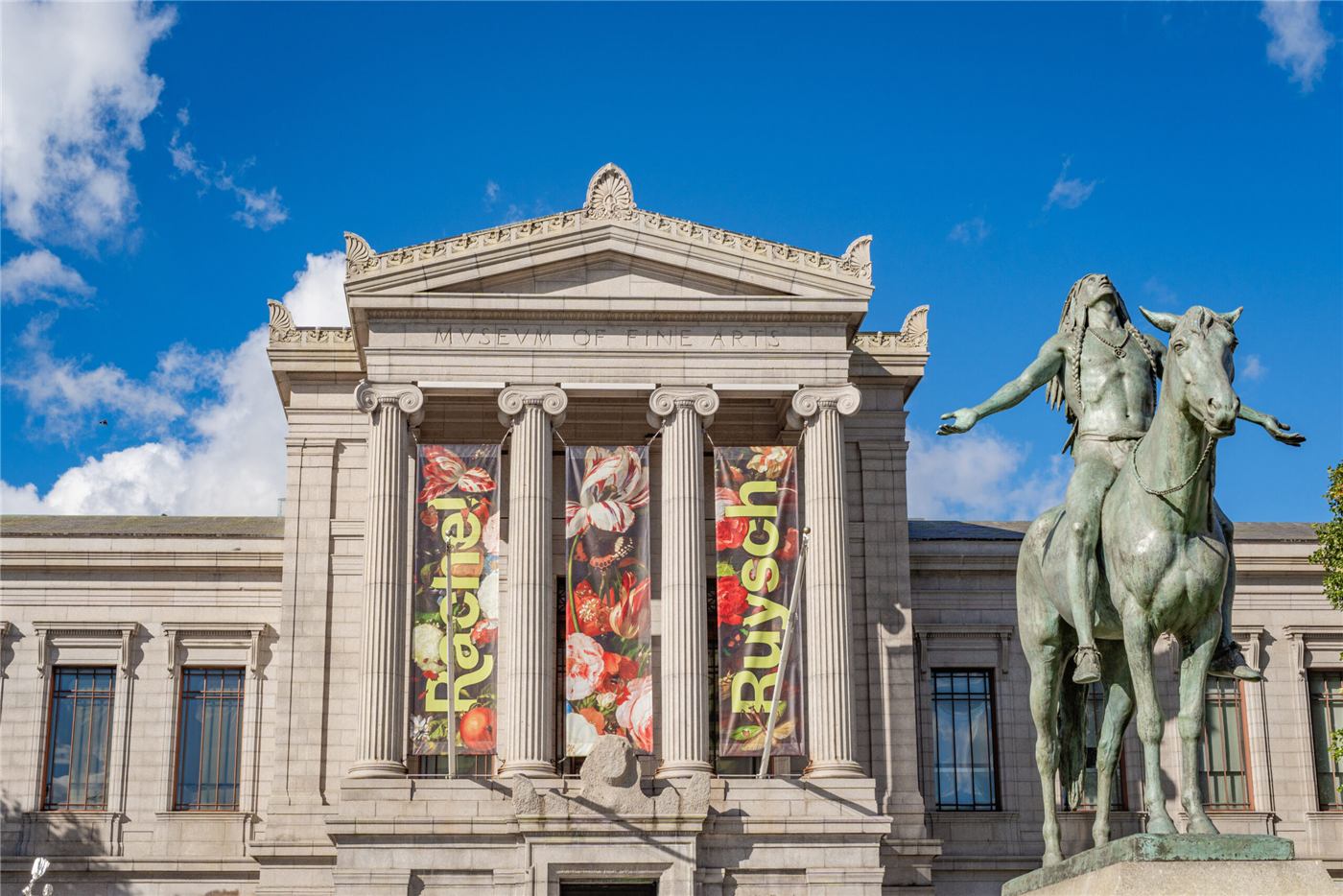 The Museum of Fine Arts’ Huntington Avenue entrance