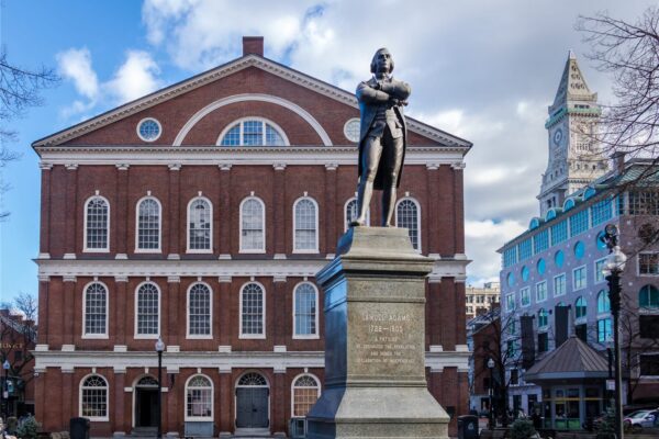 Quincy Market hall at Faneuil Hall Marketplace